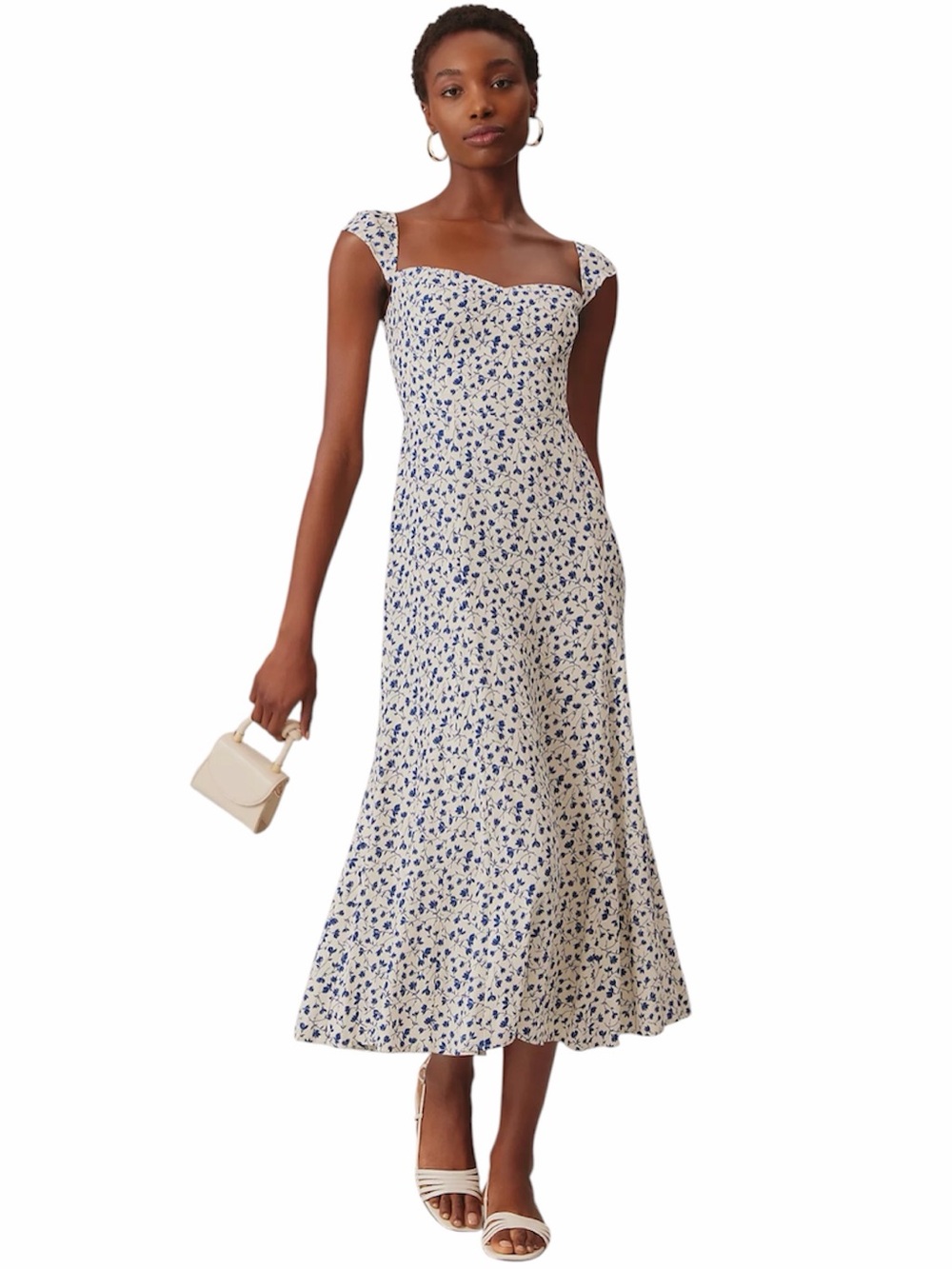 Reformation The Bryson Floral Midi Dress Size 10